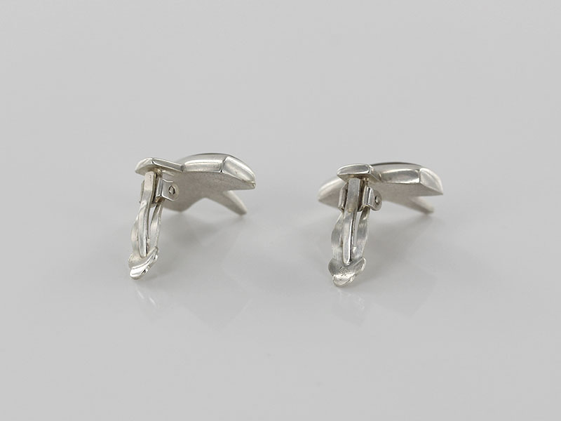 Clip on Earrings German Baltic Amber 925 Silver Handmade CL020 RRP£165!!! - Image 5