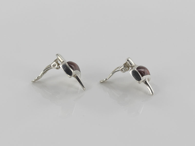 Clip on Earrings German Baltic Amber 925 Silver Handmade CL020 RRP£165!!! - Image 13