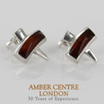 Clip on Earrings German Baltic Amber 925 Silver Handmade CL020 RRP£165!!!