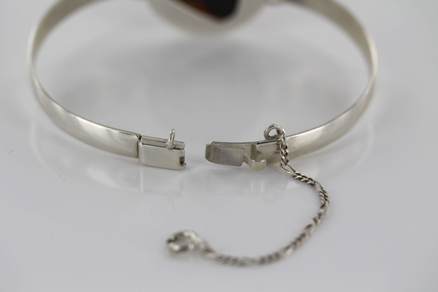 German Honey Baltic Amber Handmade Bangle Solid 925 Sterling Silver - BAN046 - RRP£375!!! - Image 5