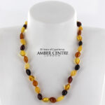 Teething Baby/Child Necklace Genuine Natural Multicoloured Baltic Amber A09238 RRP£25!!!