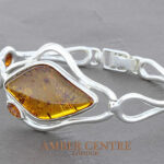 German Baltic Amber Bangle Handmade 925 solid sterling silver BAN016 RRP£345!!!