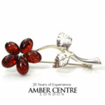 Italian Design Handmade German Baltic 925 Silver Elegant Brooch BD021 RRP£95!!!