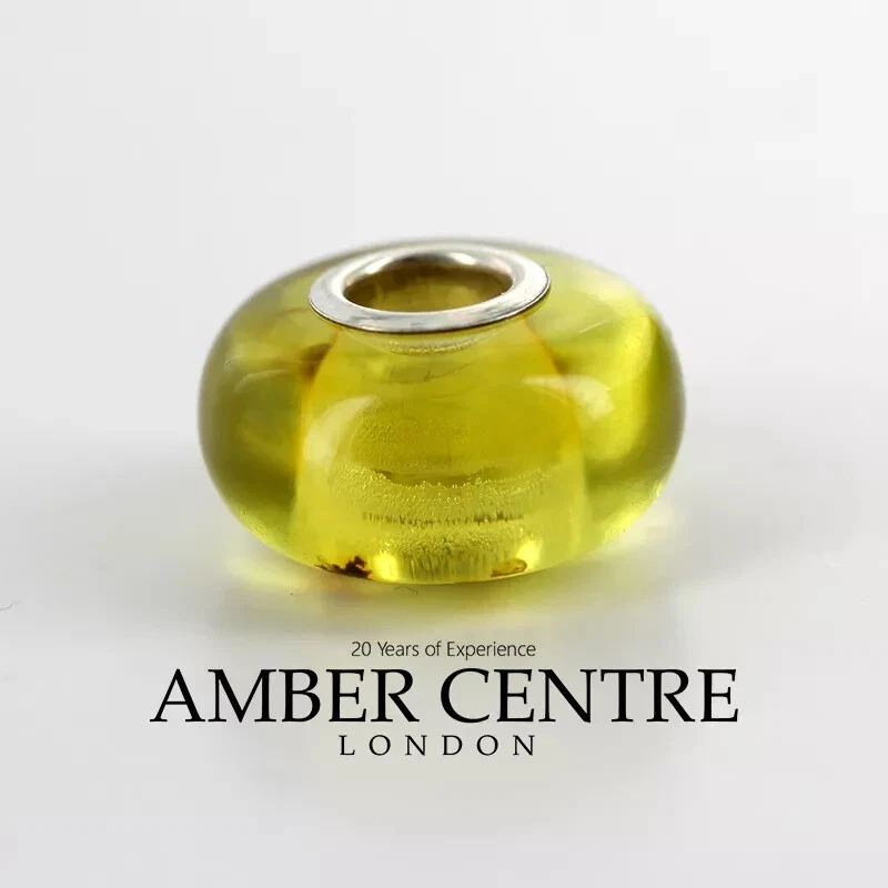 Amber Trolls Genuine Handmade Baltic Amber & 925 Silver Charm -CHA69 RRP£45!!!