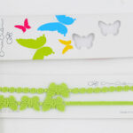 Italian Cruciani Butterfly Kids SET Necklace and Bracelet Colour Lime Green RRP£25!!!