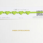 Genuine Italian Made CRUCIANI Bracelet KIDS- HEARTS- LIME GREEN RRP£20!!!