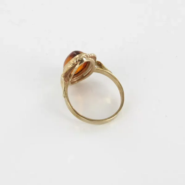 Italian Unique Handmade German Baltic Amber Ring in 9ct solid Gold- GR0199 RRP£595!!! K(50), L(51), M(53), N(54) - Image 6