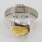 German Butterscotch Baltic Amber Handmade Bangle Solid 925 Sterling SILVER - BAN035 RRP£695!!!