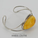 German Made Butterscotch Antique Baltic Amber Bangle Solid 925 Sterling SILVER – BAN038 RRP£495!!!!!