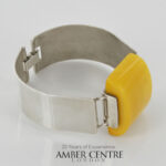 German Made Butterscotch Antique Baltic Amber Bangle 925 Solid Sterling SILVER –BAN039 RRP£1000!!!