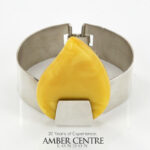 German Made Butterscotch Antique Baltic Amber Bangle 925 Solid Sterling SILVER –BAN040 RRP£1000!!!