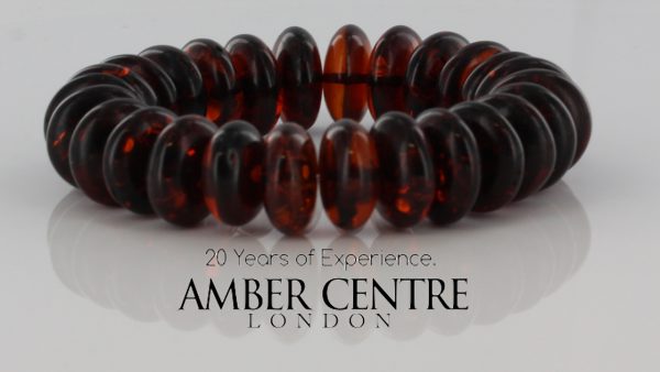 German Baltic Amber Healing Handmade Bracelet Genuine Amber W061 RRP£625!!!