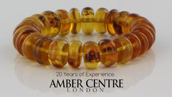 Mexican/Dominican Genuine Healing Amber Bracelet 100% Natural W046 RRP £525!!