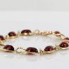 ITALIAN HANDMADE GERMAN BALTIC AMBER BRACELET IN 9CT GOLD GBR019-RRP£800!!!
