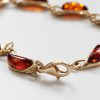 ITALIAN HANDMADE GERMAN BALTIC AMBER BRACELET IN 9CT solid GOLD GBR062-RRP£695!!!