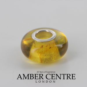 Amber Trolls fits all charm bracelets Baltic Green Amber 925 Ag RRP£35!!! CHA54