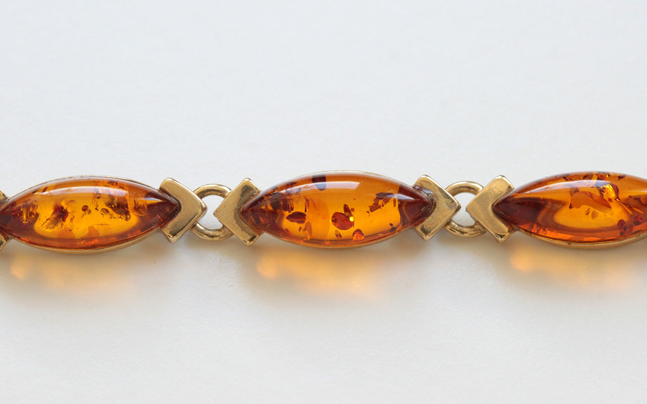 Genuine Baltic Amber Bracelet 391 | Asha Jewelry