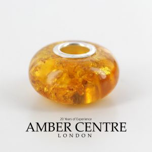 Charms fit all charm bracelets Baltic Amber & 925 Silver Charm RRP£35!!! CHA57