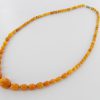 Antique German Baltic Amber Unique Butterscotch Beaded Necklace A0125 RRP£2950!!