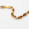 ITALIAN HANDMADE GERMAN BALTIC AMBER BRACELET IN 9CT solid GOLD GBR084-RRP£650!!!