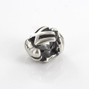 Genuine Trollbeads Silver Charm Letter Bead W 11144 W RRP£35!!!