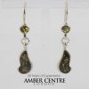 Italian Style Elegant German Baltic Amber 925 Silver Earrings E0096 RRP£35!!!
