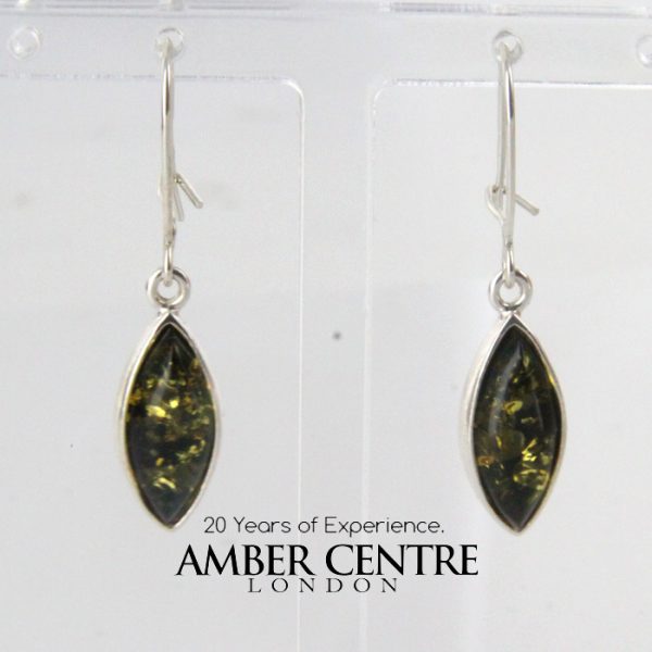 Italian Style Elegant German Baltic Amber Earrings E0116 RRP£25!!!