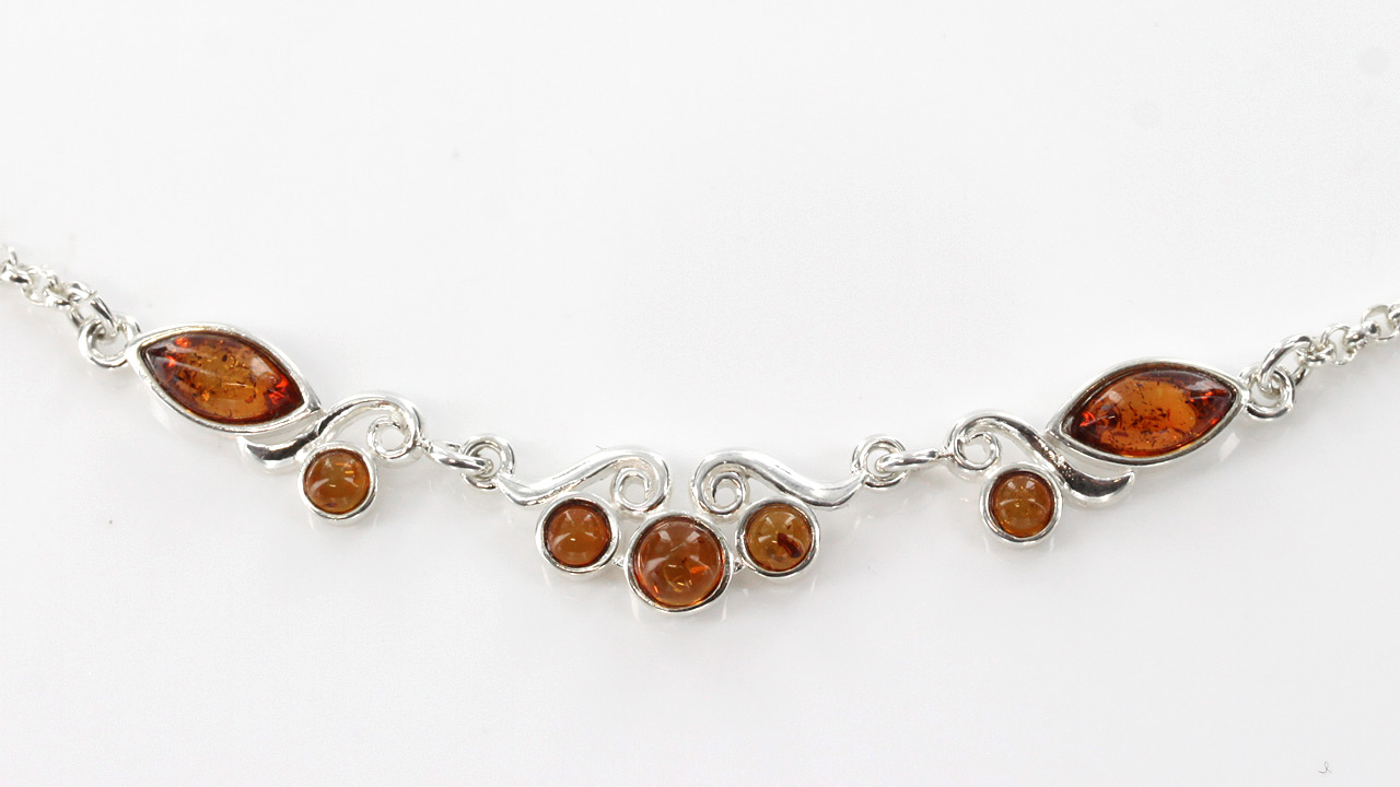 Silver and cheap amber jewellery