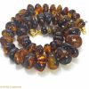 Dominican Blue Amber Natural Beaded Necklace First Grade Amber A0107 RRP£4950!!