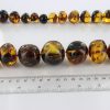 German Baltic Amber Natural Unique Bead Necklace with organic inclusions Handmade A301 RRP£3950!!!