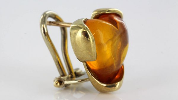 Italian Handmade Unique German Baltic Amber In 9ct Solid Gold GS0122 RRP£495!!!