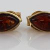 Italian Made Unique German Baltic Amber Studs In 9ct Gold GS0103 RRP£125!!!