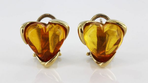 Italian Handmade Unique German Baltic Amber In 9ct Solid Gold GS0122 RRP£495!!!