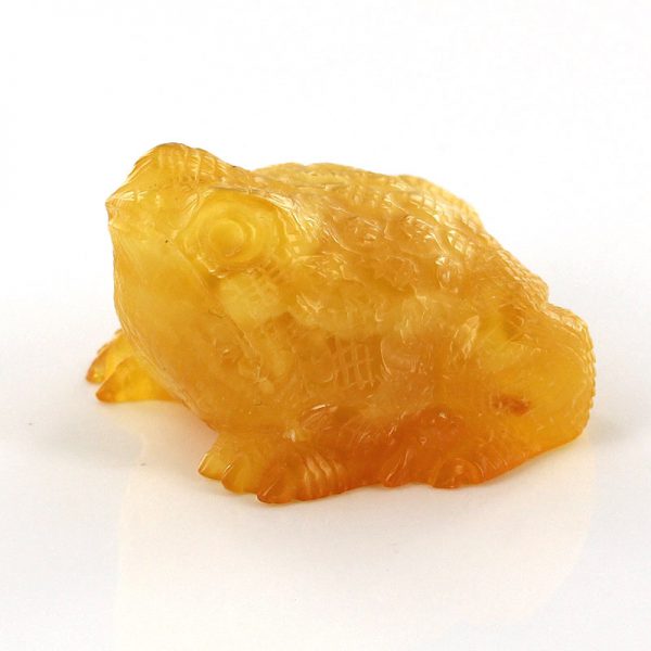 German Baltic Antique Amber Frog Carving, Intricately Carved CAR0038 RRP £275!!!