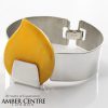 German Baltic Butterscotch Antique Amber Bangle in 925 Solid Sterling SILVER -BAN128 RRP £1000!!!