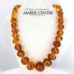German Baltic Amber Unique Handmade Elegant Beads Large - A0005 RRP£2950!!!