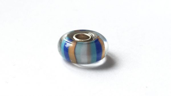 Genuine Murano Glass Trollbeads Charm Beach Ball Happy Summer Kit 61462 RRP30!!!
