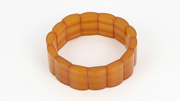 Butterscotch Handmade Russian Amber Bracelet Genuine Vintage W014 RRP£475!!!