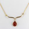 Italian Made Elegant German Baltic Amber Necklace in 9ct solid Gold- GN0036 RRP£375!!!