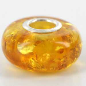Amber Trolls fits all charm bracelets Genuine Baltic Amber 925 Silver CHA58 RRP£35!!!