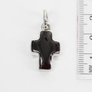 CROSS PENDANT HANDMADE UNIQUE German BALTIC AMBER IN 925 SILVER PD118 RRP£75!!!
