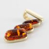 Italian Handmade German Baltic Amber Pendant In 9ct solid Gold -GP0135 RRP£175!!!