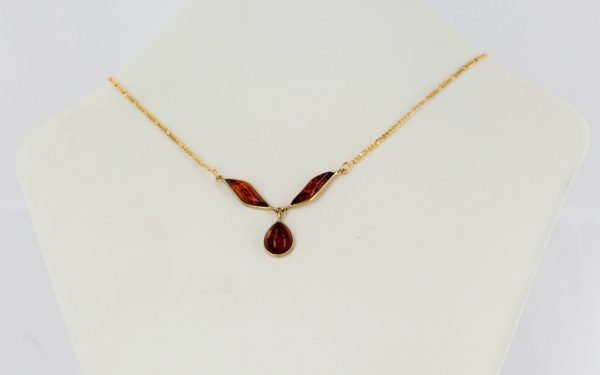 Italian Handmade German Baltic Amber Necklace in 9ct solid Gold- GN0018H RRP£525!!!