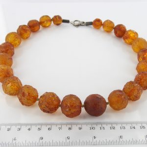 German Baltic Amber Natural Unique Bead Necklace Handmade A308 – RRP1200!!!