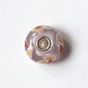 Genuine Trollbeads Murano Glass Charm Pink Fantasy Bead 61464 RRP30!!!