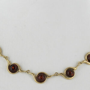 Italian Handmade German Baltic Amber Necklace in 9ct solid Gold- GN0044 RRP£625!!!