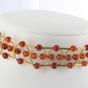 Italian Handmade German Amber Necklace/Choker in 18ct solid Gold GN0107 RRP£3000!!!