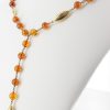 Italian Handmade German Amber Necklace in 18ct solid Gold Setting GN0101 RRP£3500!!!