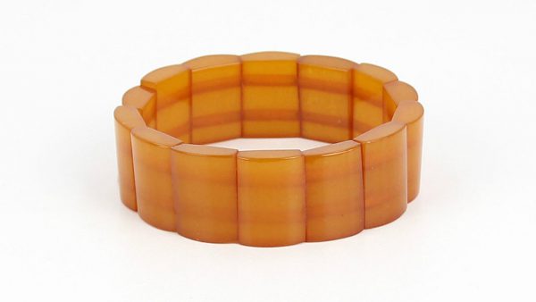 Butterscotch Handmade Russian Amber Bracelet Genuine Vintage W014 RRP£475!!!