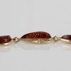 ITALIAN HANDMADE GERMAN BALTIC AMBER BRACELET IN 9CT solid GOLD GBR015-RRP£750!!!